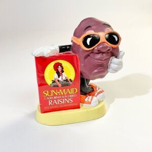 VINTAGE California raisin piggy bank